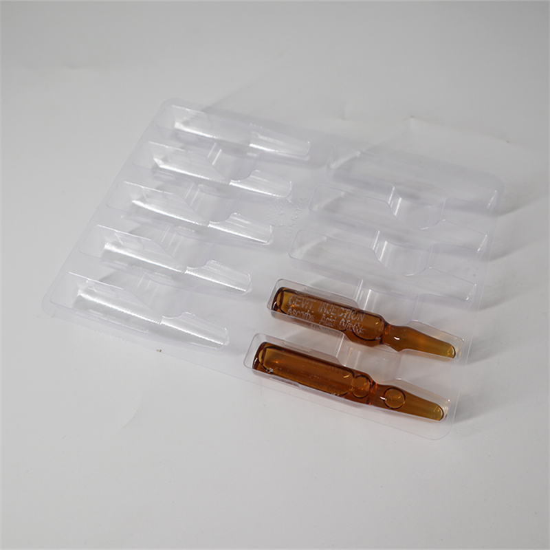 Custom compartment clear medical plastic tray plastic container