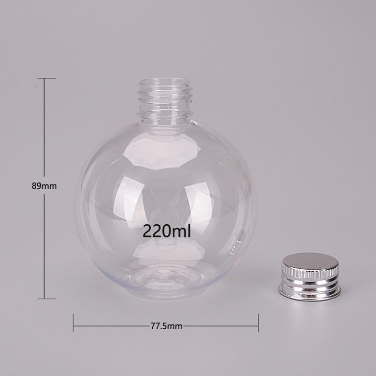 Wholesale 220ml Light Bulb Shaped Plastic Bottles plastic container
