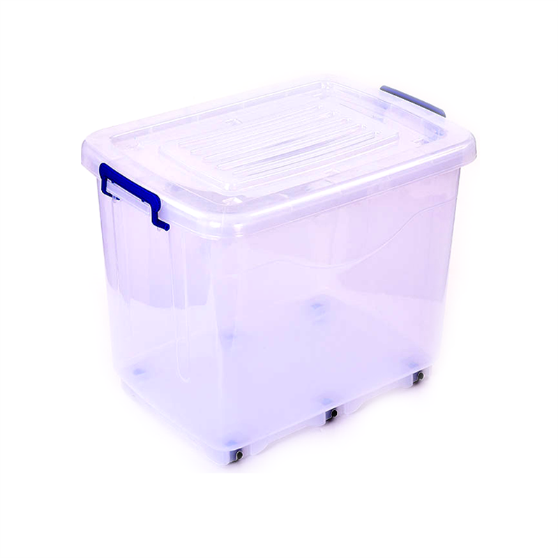 Large plastic storage containers on wheels plastic container