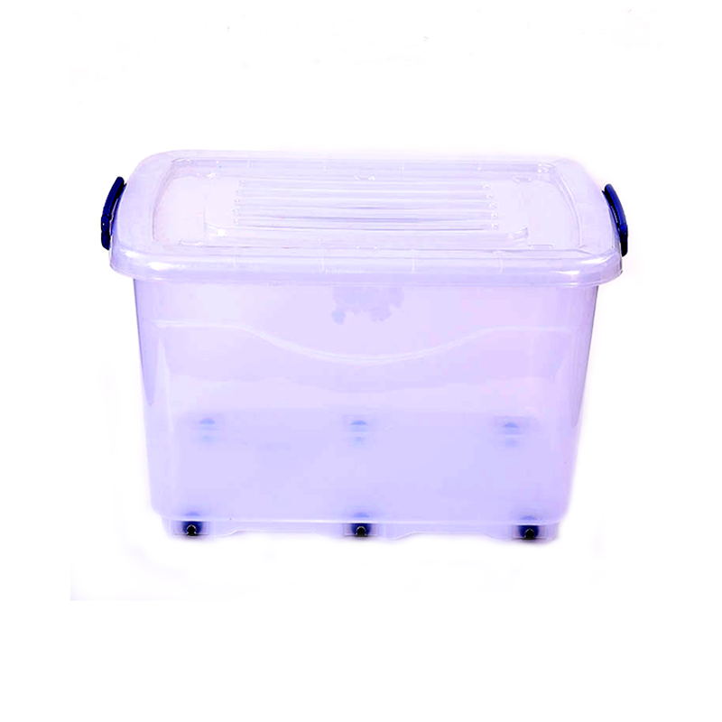 Large plastic storage containers on wheels plastic container