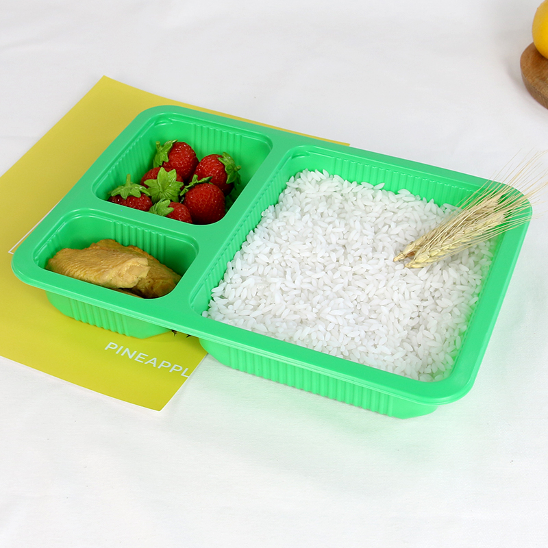 Disposable Plastic Food Container For Airflight Catering plastic