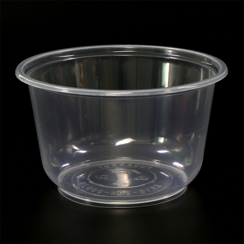 Clear disposable plastic serving bowl food container plastic