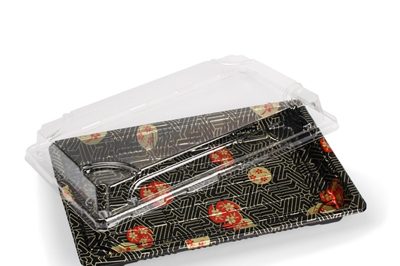 8 Disposable sushi plastic container (1)