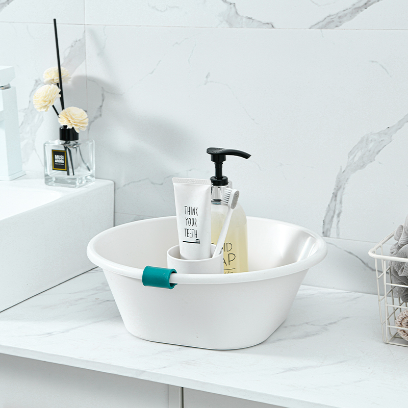 Laundry Home Round Bathroom Sink Plastic Tub plastic container