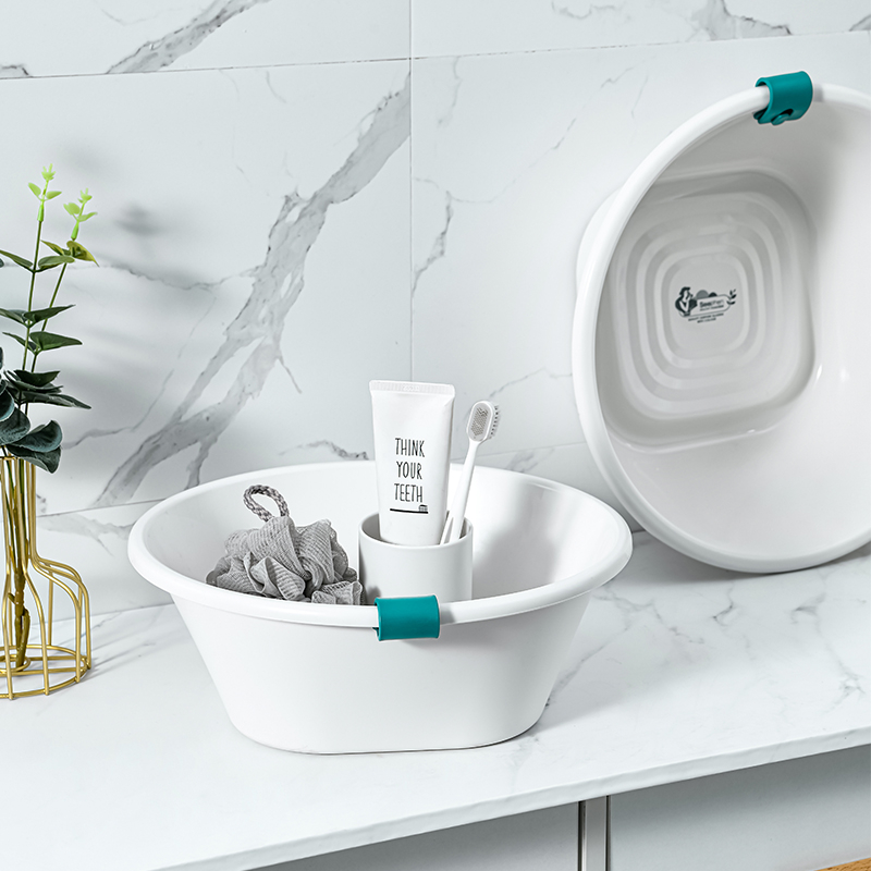 Laundry Home Round Bathroom Sink Plastic Tub plastic container
