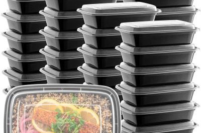 Plastic Microwavable Food Containers For Meal (2)